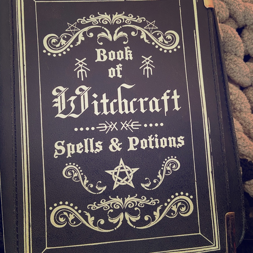 Witchy Book of Spells Purse